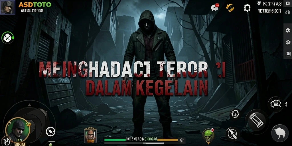 Tampilan gameplay ASDTOTO yang menegangkan dan mencekam.