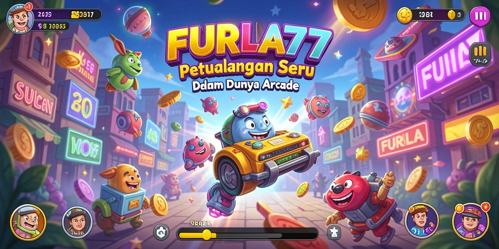 Tampilan gameplay FURLA77 yang seru dan penuh warna.