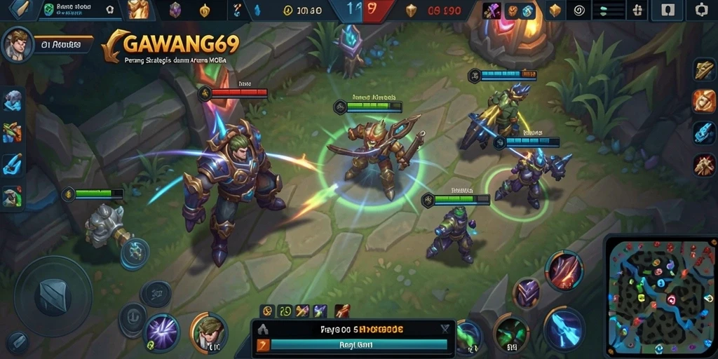 Tampilan layar utama gameplay GAWANG69 yang seru dan mendebarkan.