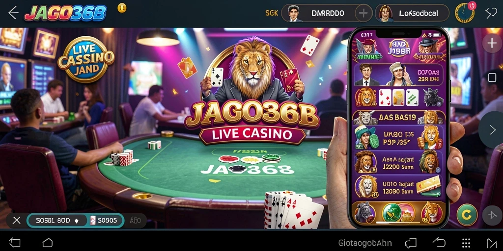 Gambaran seru gameplay langsung dalam aplikasi JAGO368.