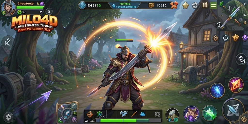 Tampilan gameplay strategis dalam MILO4D yang menyenangkan.