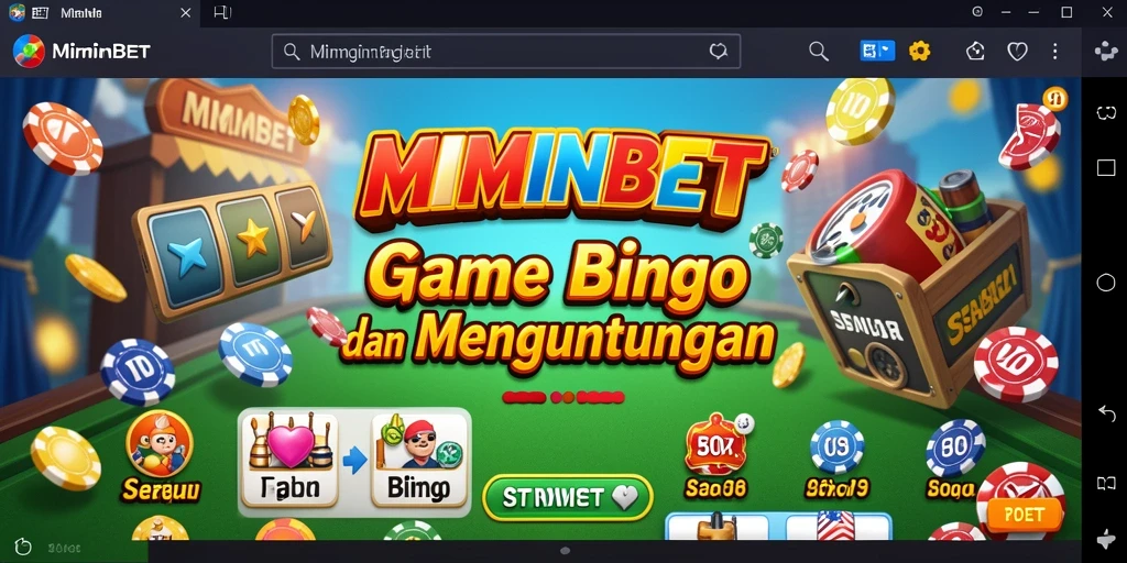 Screenshot gameplay MIMINBET yang menampilkan keseruan permainan Bingo.