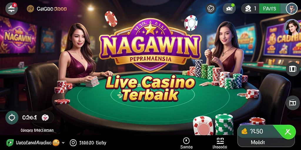 Gameplay Live Casino yang mengasyikkan dengan dealer langsung.