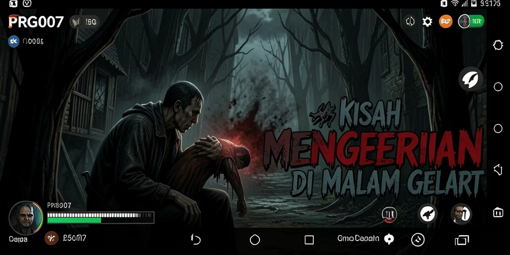 Gameplay PRG007 yang menakutkan dengan suasana mencekam dan karakter menyeramkan.