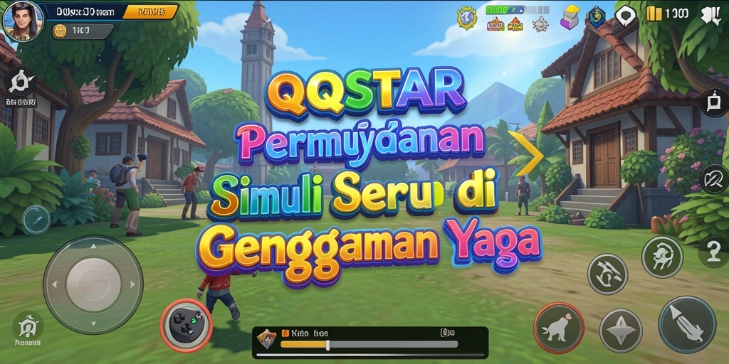Tampilan gameplay QQSTAR yang menakjubkan dan interaktif.