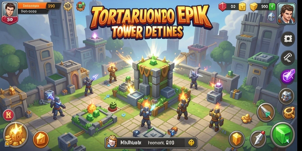 Gameplay seru S80 yang menampilkan strategi Tower Defense.