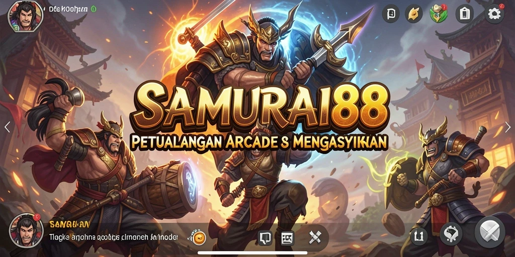 Tampilan gameplay menarik dari SAMURAI88 yang menantang.
