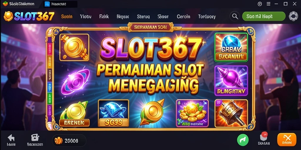 Tampilan gameplay yang menarik dan penuh warna dari SLOT367.