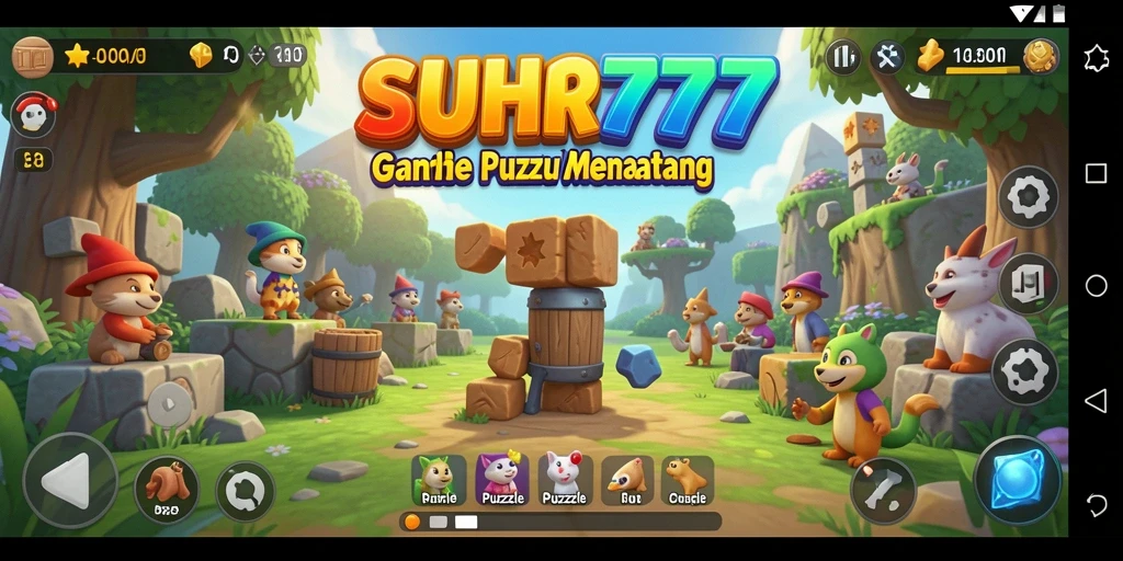 Tampilan gameplay utama SUHU777 dengan beragam teka-teki yang menantang.