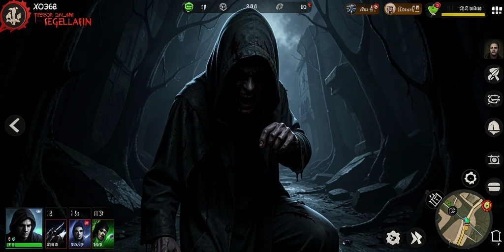 Tampilan menakutkan dari gameplay XO368 yang penuh ketegangan.
